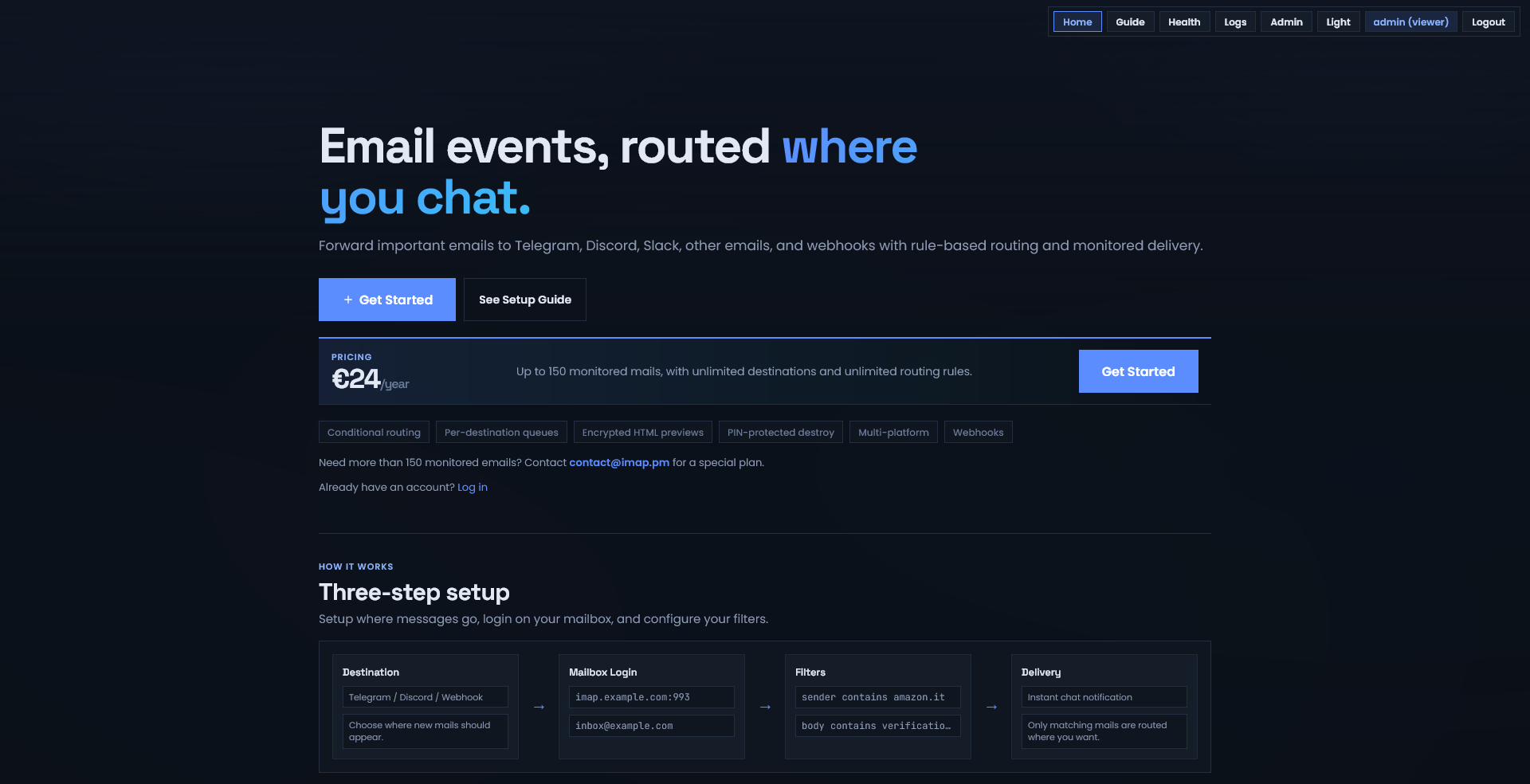 imap.pm screenshot